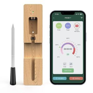 MOFWEB Wireless Meat Thermometer, Bluetooth Meat Thermometer Smart Food Thermome